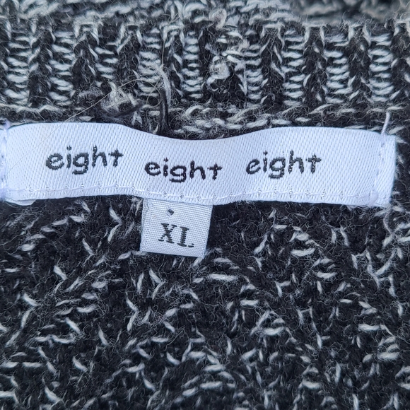 Eight Eight Eight Grey 100% Cotton Sweater | XL - Picture 2 of 7